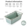 HVH Ceramic Loaf Pan for Baking Bread, Rectangular Baking Bread