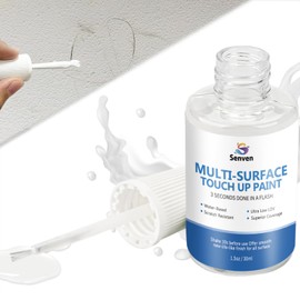 White Paint Multi Surface White Paint Refinishing Wall, Door, Cabinets, Wood, Furniture, Appliance, Tub and Tile, Porcelain, Touch Up Paint Pen for Refrigerators, Washers, Dishwashers, Microwave Oven