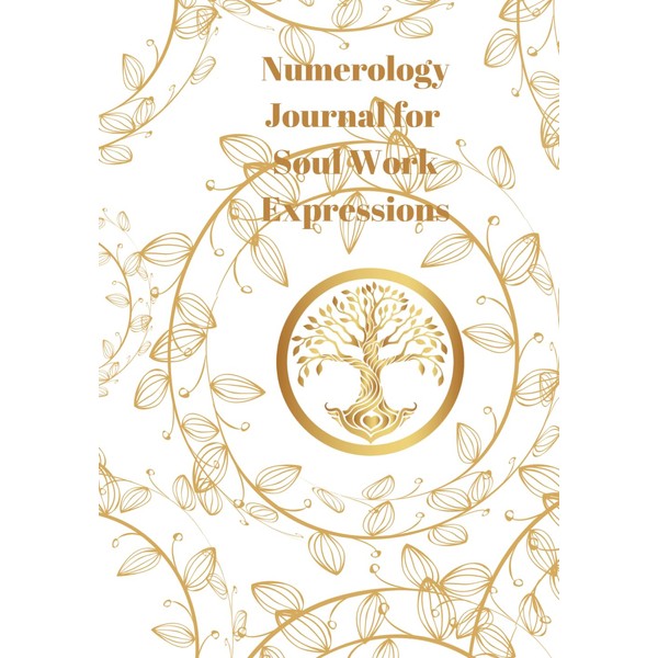 Numerology Journal for Soul Work Self-Expressions - White