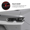 Voodonala for Chevy Camaro 2019+ Rear Tailgate Lamp Cover Smoke