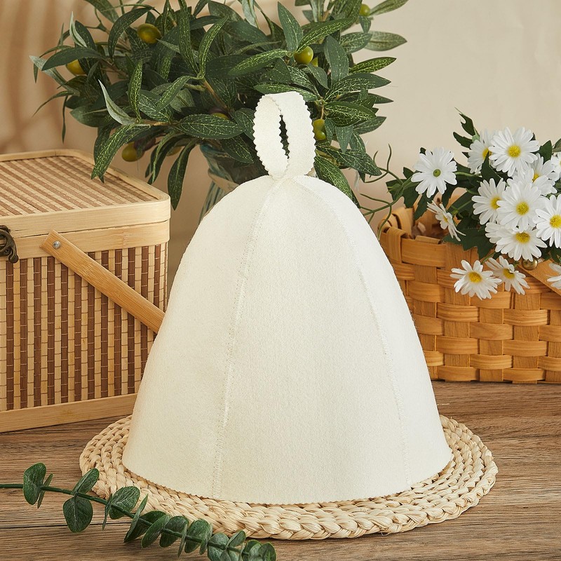 JaGely 1/2/4/8 Pcs Sauna Hat for Men Women Vaporarium Russian