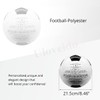 Uloveido Traditional Black White Training Soccer Ball Football for Son