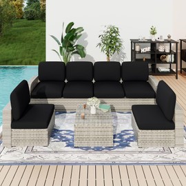hyha Milk Silk Couch Cushion Covers, Soft Magic Sofa Covers Washable for 3 Cushion Couch, Stretch Sectional Outdoor Cushion Covers for Patio Furniture with Elastic Bottom(Large, Black)