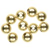 5mm 14K Genuine Solid Gold 5mm Hollow Smooth Beads (10