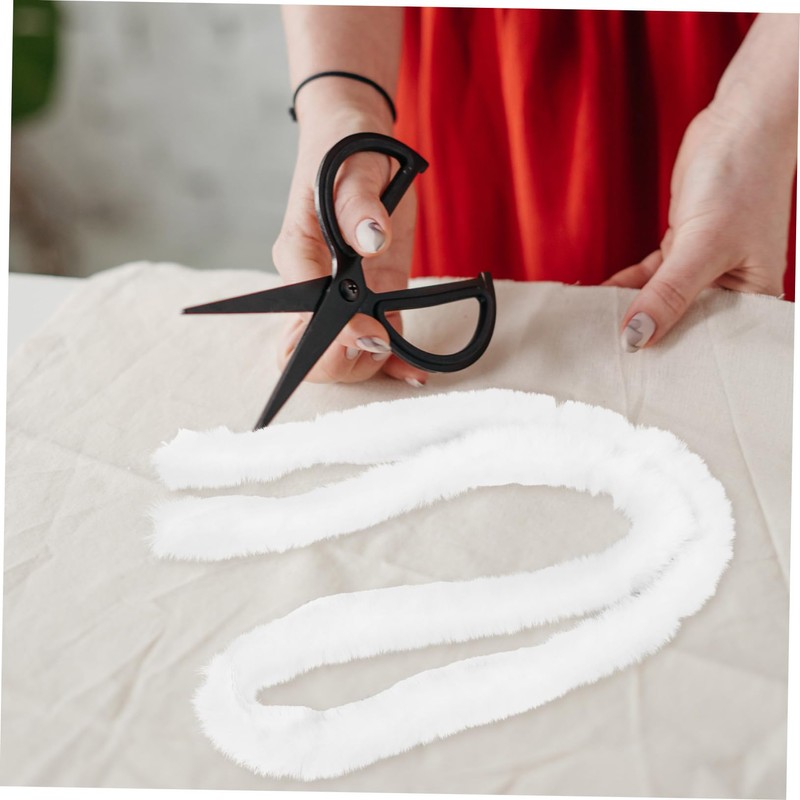 TEHAUX Faux Fur Ribbon Trim Plush Faux Fur DIY Accessory