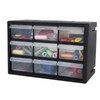 Callyne 9-Drawer Plastic Hardware Storage Drawer, Screw Hardware Storage Organizer,