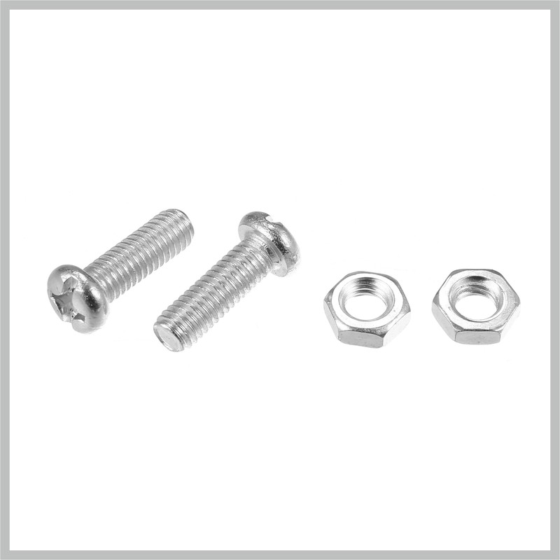 RATCHROLL 1 Set Bling Car License Plate Fasteners Screws Caps