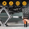 Stainless Steel Scissor Jack Drill Adapter & 2 Adapter Bits,