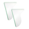 LABRIMP Bath Tub Splash Guard for Walk-in Shower 2 Pack
