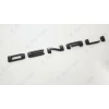 GMC 1pc Matte Black Rear DENALI Emblems Letters Fit 2021-2023