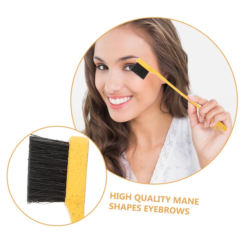 SAFIGLE 4Pcs Dual Tip Eyebrow Brushes Eyelash Combs Professional Grooming