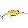 Rapala Jointed Shad Rap Lure with Two No. 3 Hooks, 2.1-4.5 m Swimming Depth, 9 cm Size, Hot Tiger
