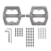 Funn Funndamental Flat Pedals - Wide Platform Bicycle Pedals for