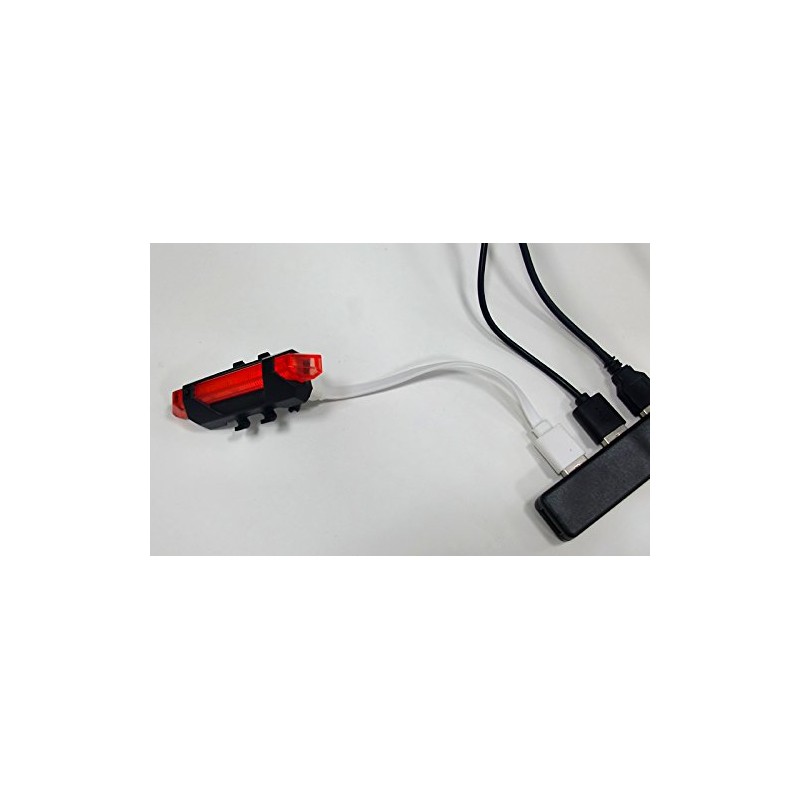 Pauhana(パウハナ) 充電式 LED サイクルライト レッド PH-JSLR レッド