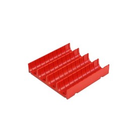 4 Cavity Workbench Drawer Unit Unit Red 148 x 148 x 28mm (L x W x H) ABS