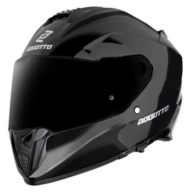 Bogotto FF122 SVK Solid Helmet, Black, S