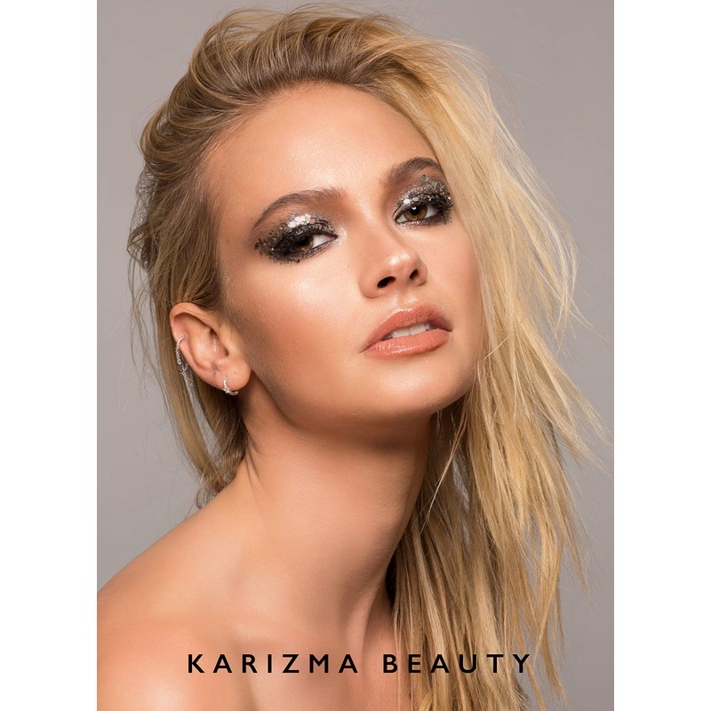 Platinum Biodegradable Chunky Glitter // Karizma Beauty Silver Face Glitter
