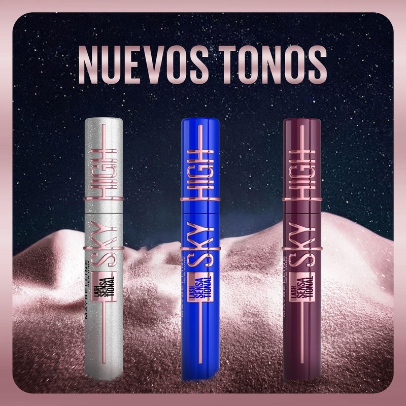 MAYBELLINE MASCARA PARA PESTAÑAS LASH SENSATIONAL SKY HIGH BURGUNDY HAZE,