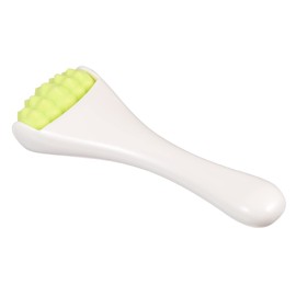 Baluue 1pc Portable Eye Skin Roller Massage Device for Facial Cream Application Handle Improves Circulation Tightens Skin Reduces for Routine