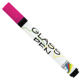Rainbow Chalk Markers Ltd Glass Pen Liquid Paint Marker: Glass Writing Pens, Erasable Ink - 5mm Tip, Pink