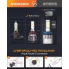 SHENKENUO 9005 H11 Hi/Lo LED Headlight Bulbs For Peterbilt 388