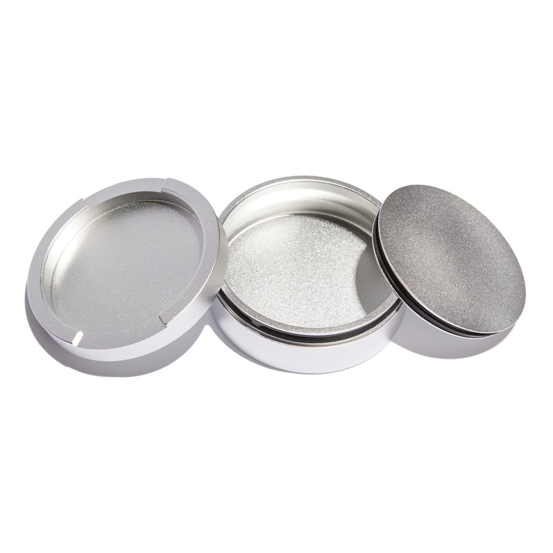 ZUMIQ Stylish Pouch Tin Made of Robust Aluminium for Storage,