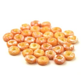 MyTinyWorld 8 x Dolls House Miniature Sugar Glazed Ring Donuts