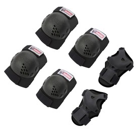 Kids/Youth Knee Pads Elbow Pads Wrist Guards Set for Kids Roller Skates, Scooter, Inline Skating, Cycling, BMX Bike, Skateboard, Riding, And Outdoor Extreme Multi-Sports Protective Gear Ice Skating