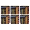 Pimpernel Archive Books Coasters, Set of 6