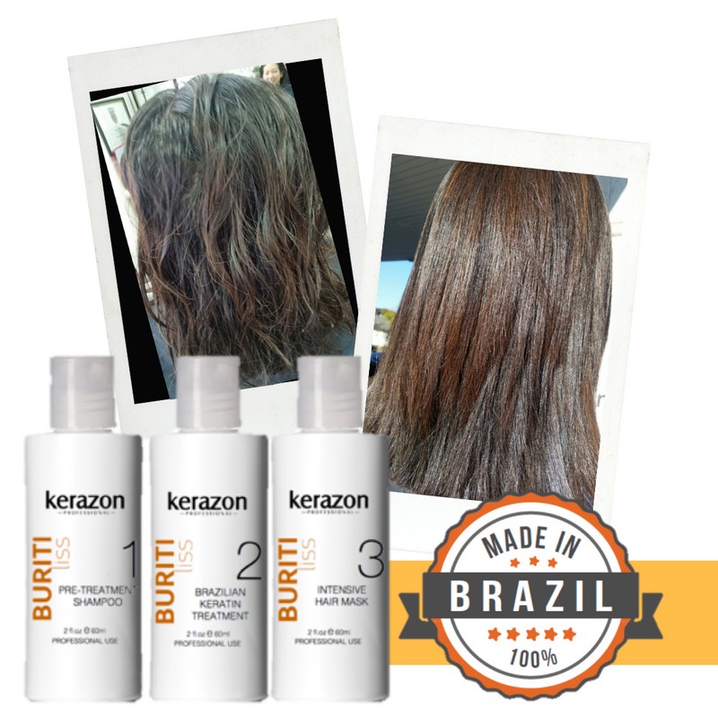 Kerazon Tratamiento de Keratina Queratina Brasileña para Alisar KERAZON Kit