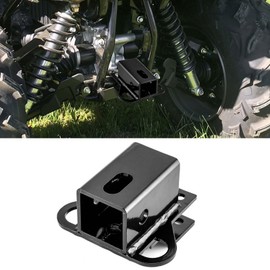 ROMELACK 2" Rear Towing Receiver Hitch Heavy Duty Steel Compatible with Honda Rincon Rancher Foreman Rubicon TRX420/500/520/650/680/700 2003-2025(No Drilling)