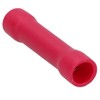 Insulated Straight Butt Connectors Electrical Crimps Terminals Red 200pc