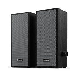 cinnkeyi Compact Computer Speakers 2.0, Small PC Speakers USB-C/USB Input