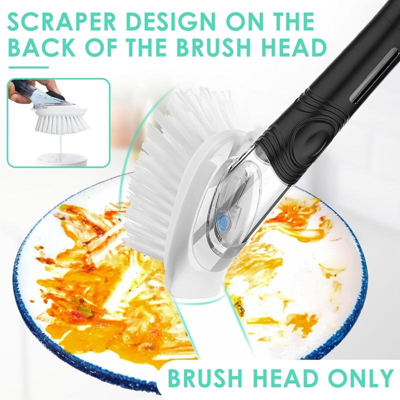 Brush Refills for OXO Dish Brush, 4 Pack Dish Brush