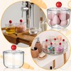 Rtteri 6 Pack Clear Candy and Cookie Jars with Airtight