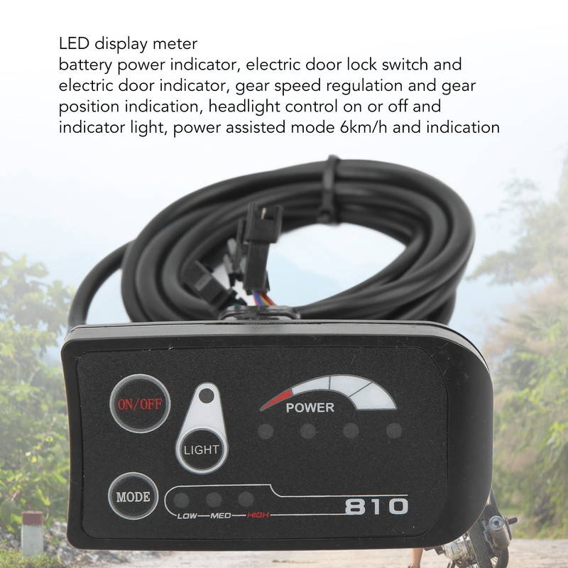 36V 250W 350W Electric Bike Brushless Motor Controller with 810LED