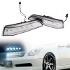 YLT Auto For 2003 2004-2007 Infiniti G35 Coupe White LED