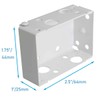 WhyHKJ 4PCS Blind Headrail Brackets 2x2.5 Inch Roller Shutter Fittings