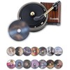 Record Player Car Air Freshener Vent Clip with 15 Refill