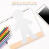 NUOBESTY 20Pcs Paperboard People Cutouts Blank Human Shapes for Kids