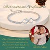 Jbniuay Gift for women, grandma, grandmother, women's bracelet - infinity