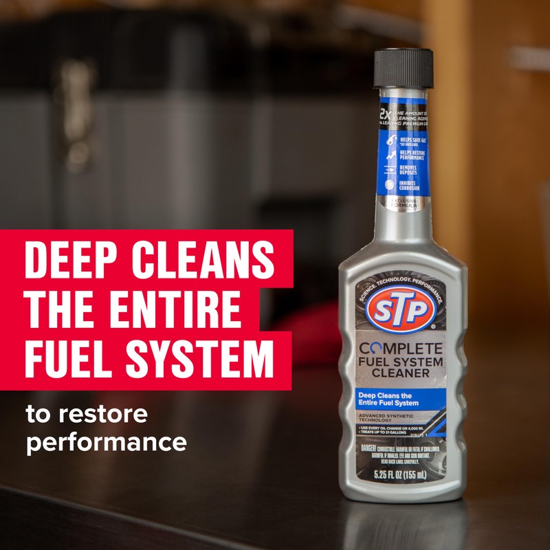 STP Complete Fuel System Cleaner, Fuel Cleaner Deep Cleans Entire