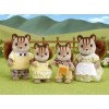 Epoch Sylvanian Families Familia Ardilla Ternurines Ardillas