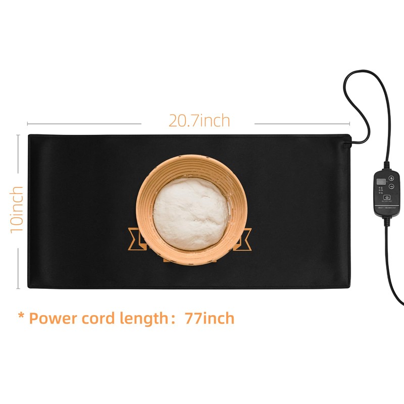 Bread Proofer Bread Dough Starter - 59°F - 140°F Adjustable