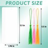 DSYIL 100 Sets Watercolor Paper Bookmarks with Tassels, Blank Book