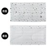 Anshinya Star Pattern White Mask, Sparkly Silver (Silver), 4 Layers,