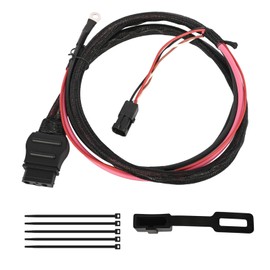 Getfarway 42014 4 Pin Battery Cable Truck Side Compatible with Fisher Western Snowex V-Blade Straight Blade, Expandable Plows