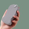 Yolispa 4pcs Exfoliating Bath Sponge Super Peeler Body Shower Brush