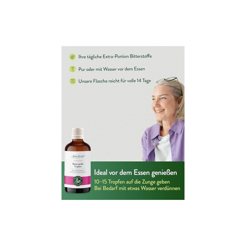 BitterKraft! Original Organic Bitter Drops Alcohol-Free 2 x 100 ml