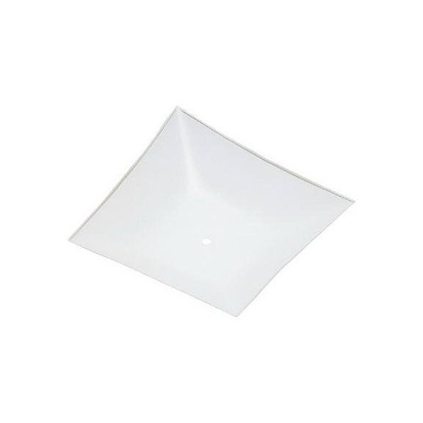 Westinghouse Lighting Corp 81720 Glass Diffuser - White 12" Square (Pack of 2)